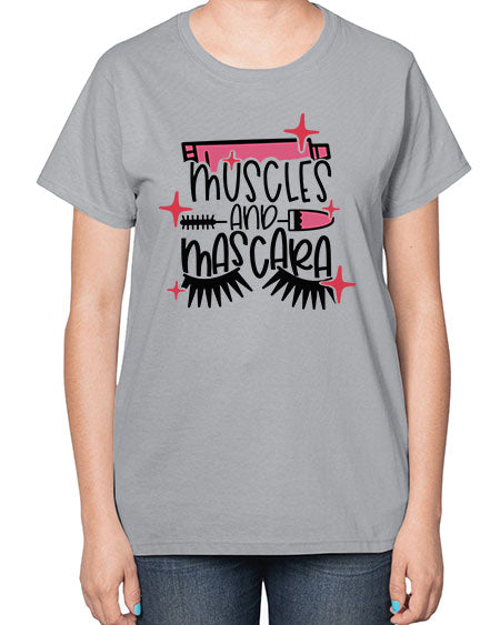 Muscles And Mascara Style 36# -makeup  Ladies T-Shirt