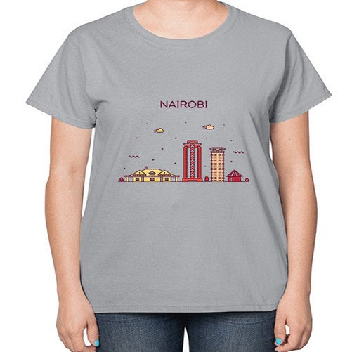 Nairobi 1404# - cities-  Ladies T-Shirt
