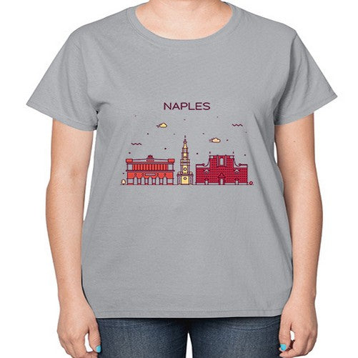 Naples 1412# - cities-  Ladies T-Shirt