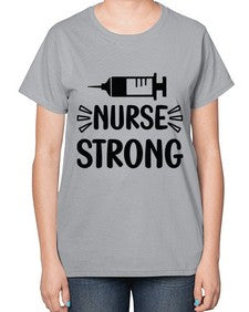 Nurse strong 1194# - nurse-  Ladies T-Shirt