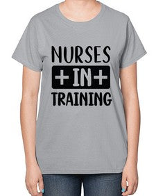 Nurses in training 1244# - nurse-  Ladies T-Shirt