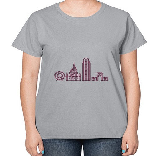 OrlandoFL 1543# - cities-  Ladies T-Shirt