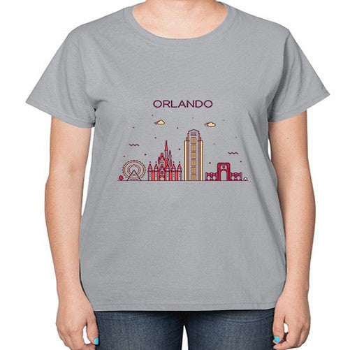 OrlandoFL 1544# - cities-  Ladies T-Shirt