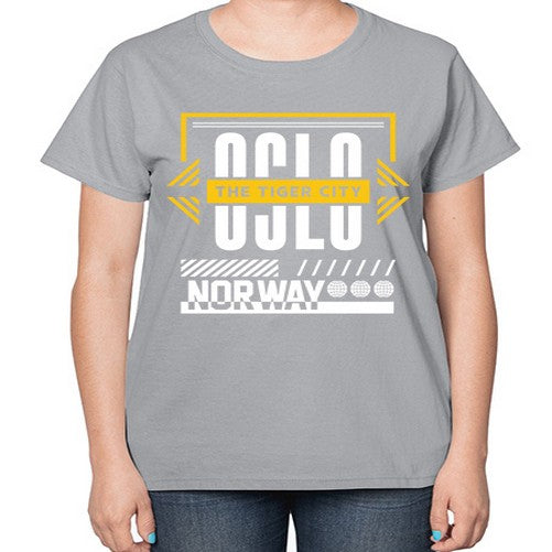 Oslo 1553# - cities-  Ladies T-Shirt