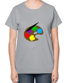Paint Colors Artboard 173# - art pop art-  Ladies T-Shirt