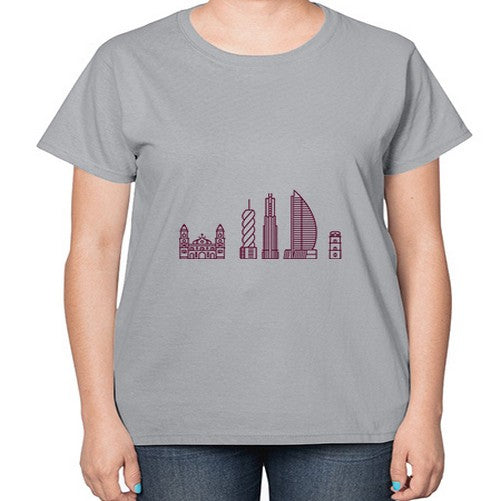 PanamaCity 1572# - cities-  Ladies T-Shirt