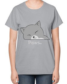 Paws - cats-  Ladies T-Shirt