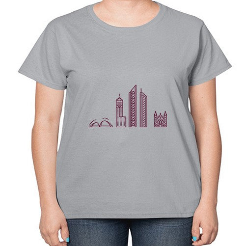 Perth 1596# - cities-  Ladies T-Shirt