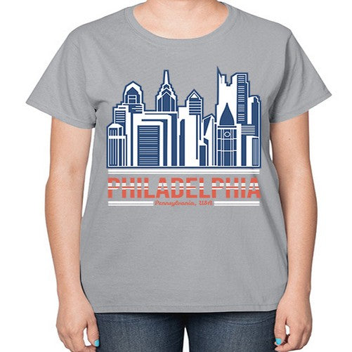 Philadelphia 1604# - cities-  Ladies T-Shirt