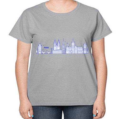 Prague 1690# - cities-  Ladies T-Shirt