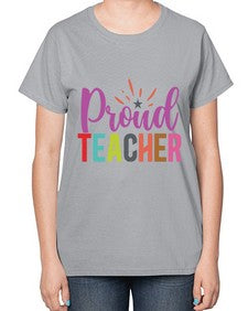 Proud Teacher 1343# - teacher-  Ladies T-Shirt
