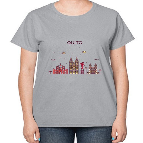 Quito 1703# - cities-  Ladies T-Shirt