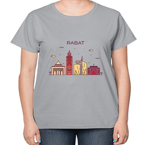 Rabat 1706# - cities-  Ladies T-Shirt