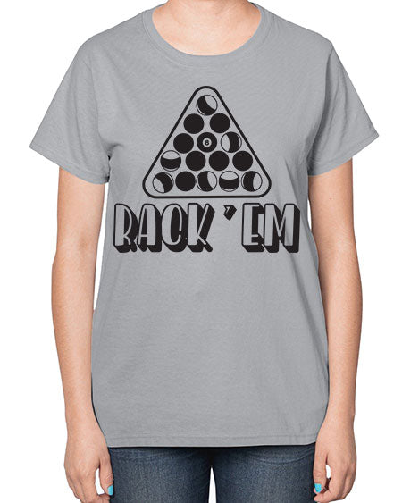 Rack em 558# - billards-  Ladies T-Shirt