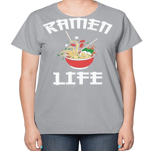 Ramen Noodle Anime Ramen Life 281# - anime-  Ladies T-Shirt