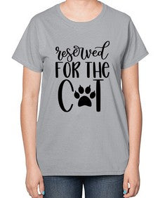 Reserved For The Cat Style 104# - cats-  Ladies T-Shirt