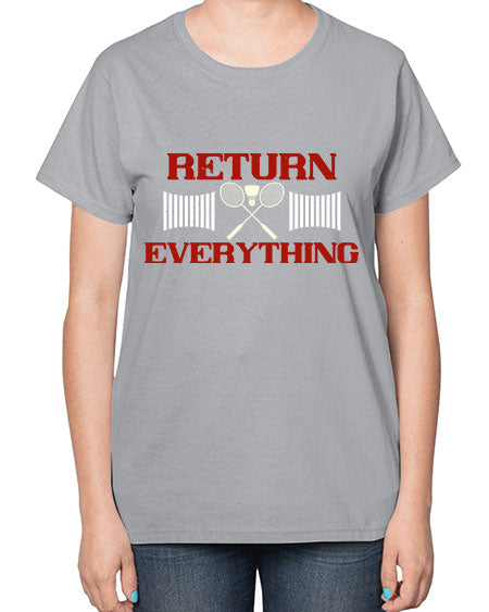 Return everything 1892# - badminton-  Ladies T-Shirt