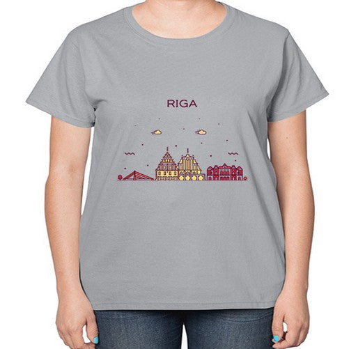 Riga 1729# - cities-  Ladies T-Shirt