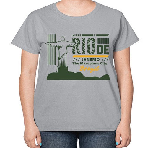 Rio de Janerio 1734# - cities-  Ladies T-Shirt