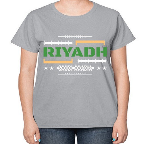 Riyadh 1741# - cities-  Ladies T-Shirt