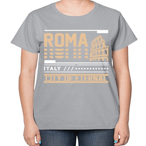 Roma 1745# - cities-  Ladies T-Shirt