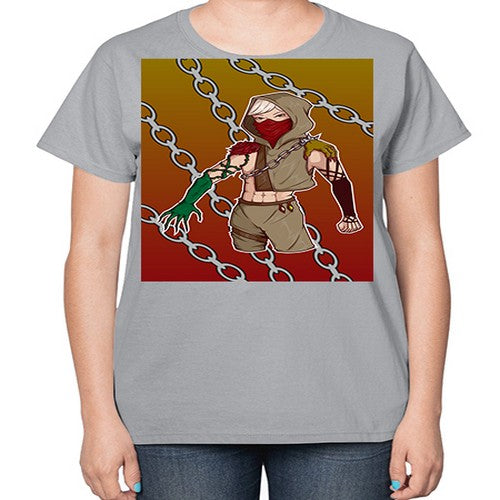 Rose and demon 75# - anime-  Ladies T-Shirt