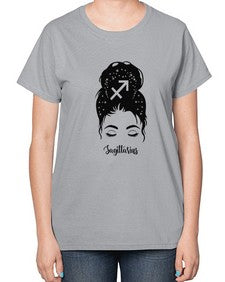 Sagittarius Woman - sagittarius-  Ladies T-Shirt