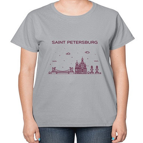 SaintPetersburg 1768# - cities-  Ladies T-Shirt