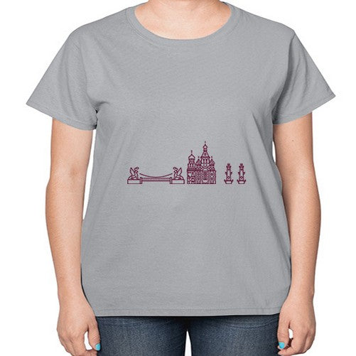 SaintPetersburg 1769# - cities-  Ladies T-Shirt
