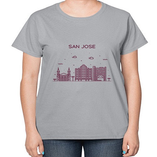 SanJoseCL 1791# - cities-  Ladies T-Shirt