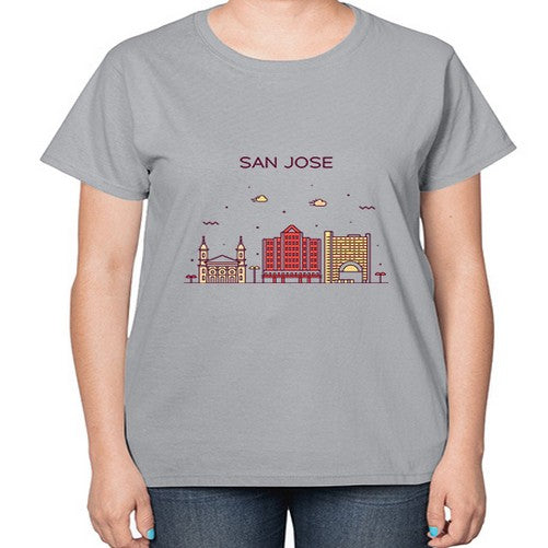 SanJoseCL 1793# - cities-  Ladies T-Shirt
