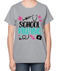 School Nurse Style Style 1378# - nurse-  Ladies T-Shirt