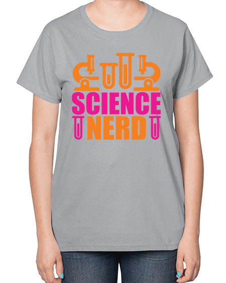 Science Nerd 59# - general science-  Ladies T-Shirt