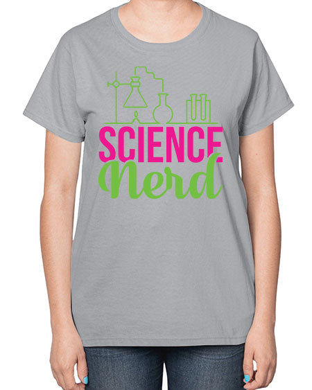 Science Nerd 60# - general science-  Ladies T-Shirt