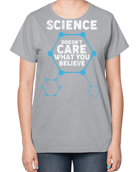 ScienceDoesntCareWhatYouScientistSkinite Scientist Skinite 51# - general science-  Ladies T-Shirt