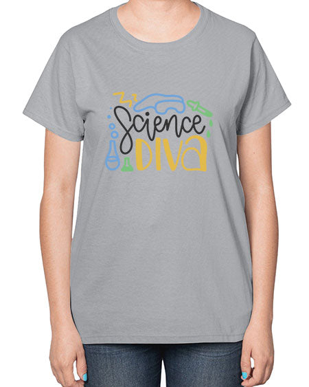Sciencediva 43# - general science-  Ladies T-Shirt