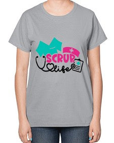Scrub Life Style Style 1384# - nurse-  Ladies T-Shirt