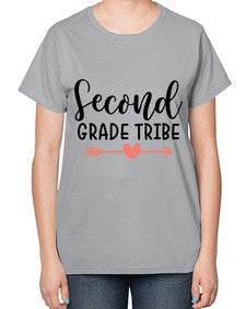Second Grade Tribe 837# - second grade-  Ladies T-Shirt