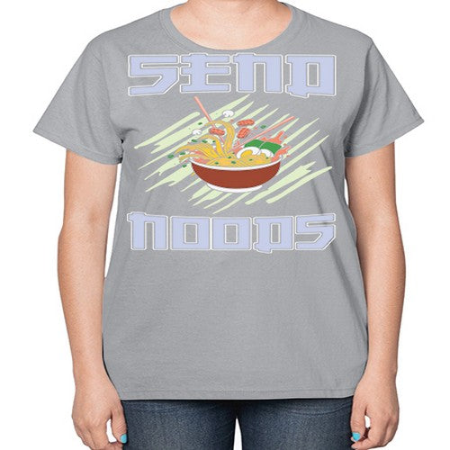 Send Noods Japanese Noodles Bowl Anime 282# - anime-  Ladies T-Shirt