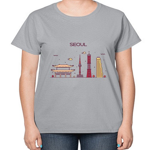 Seoul 1816# - cities-  Ladies T-Shirt
