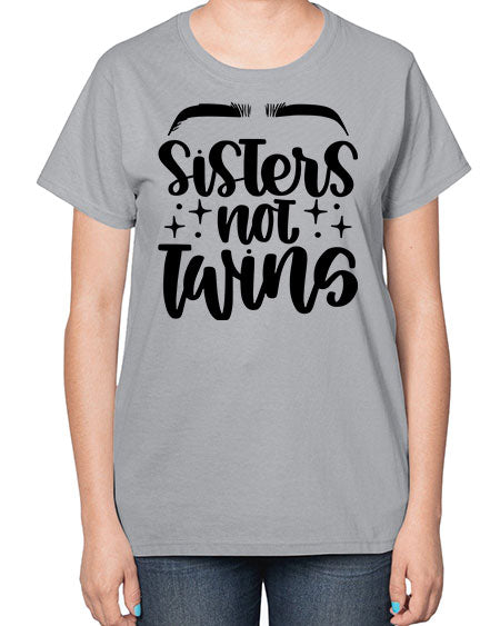 Sister Not Twins Style 23# -makeup  Ladies T-Shirt