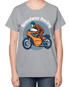 Speedway racing 64# - motorcycle-  Ladies T-Shirt