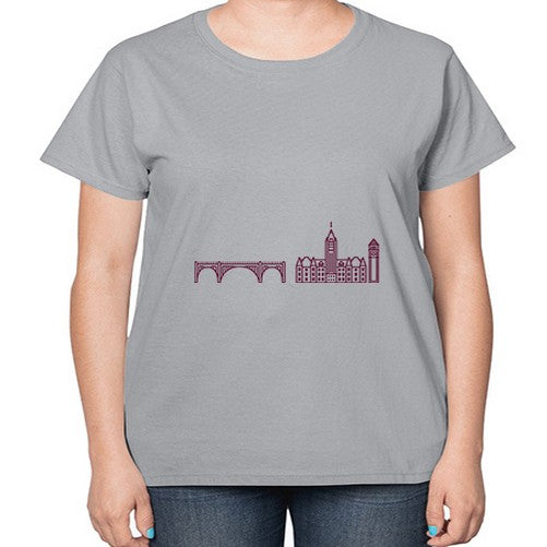 Spokane 1879# - cities-  Ladies T-Shirt