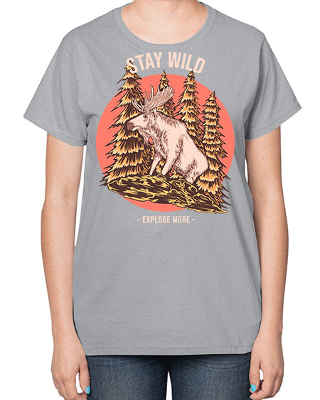 Stay Wild 16# - nature-  Ladies T-Shirt