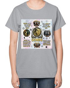 Straight Gemini 472# - gemini-  Ladies T-Shirt