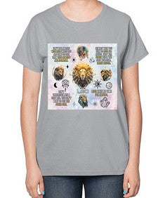 Straight Leo 473# - leo-  Ladies T-Shirt