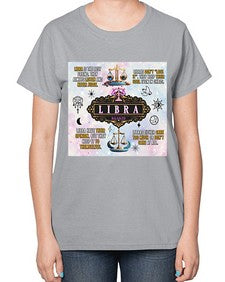 Straight Libra 474# - libra-  Ladies T-Shirt