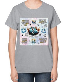 Straight pisces 475# - pisces-  Ladies T-Shirt