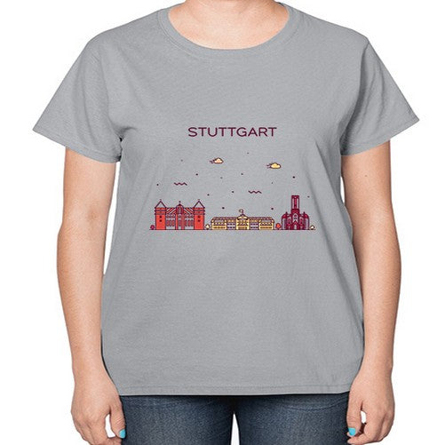 Stuttgart 1901# - cities-  Ladies T-Shirt