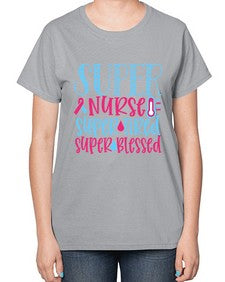 Super Nurse Super Tired Style 1434# - nurse-  Ladies T-Shirt
